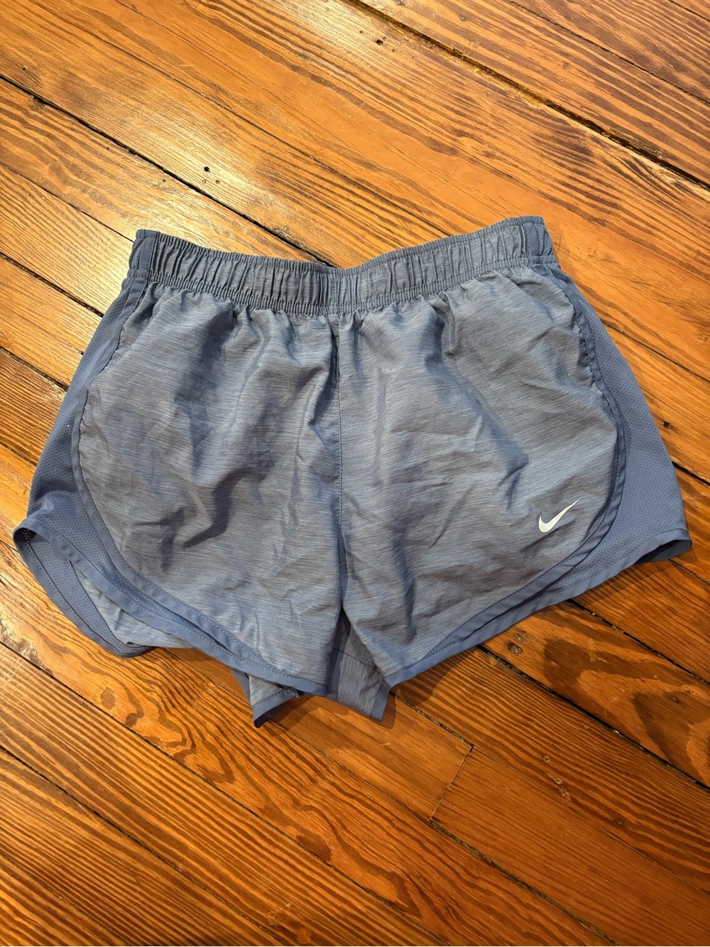 Nike Women's Light Blue Athletic Running Shorts